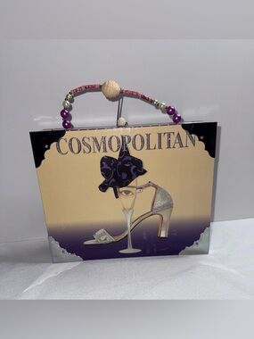 Cosmopolitan Purple and Cream Fashion cigar box